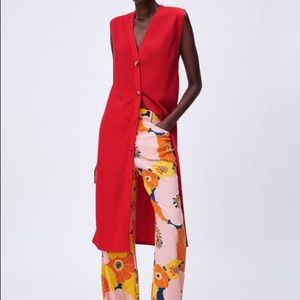 ZARA - ribbed buttoned dress vest - ONLY WORN ONCE